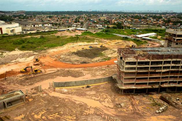 Início das obras | Jardim de Valencia – Apartamento	no  Parque Verde - Belém - Pará